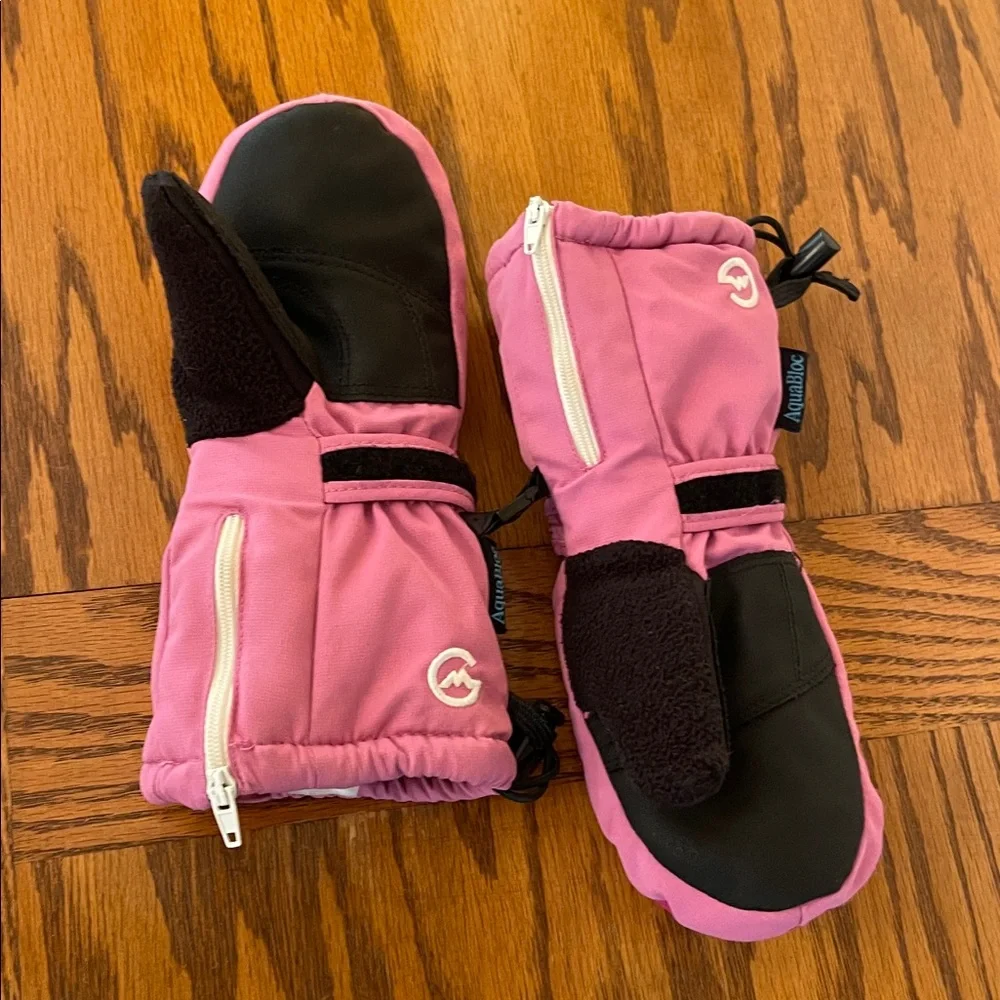 Gordini Kids Pink Insulated Ski Mittens